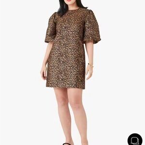 Kate Spade Brown Leopard Mini Dress